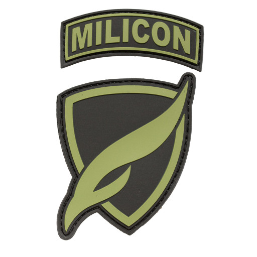 Naszywka zespołowa MILICON zielona