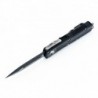 Nóż Microtech 232-1 UTX-85 D/E - Black Handle - Contoured - Black Blade