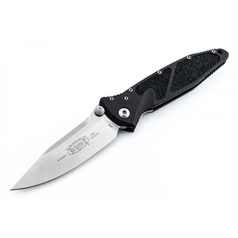 Nóz Microtech 160-10 S/E SOCOM Elite - Black Handle - Stonewash Blade