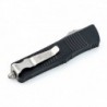 Nóż Microtech 138-10 Troodon D/E - Black Handle - Stonewash Blade