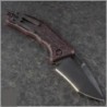 Nóż Heretic Knives  H012-4A-BRKRD Breakthrough Red Martyr Recurve Automatic Folder