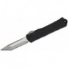 Nóż Heretic Knives Manticore-S H023-2A-BATTLE Tanto OTF Automatic Knife Battleworn Black (2.63" SW)