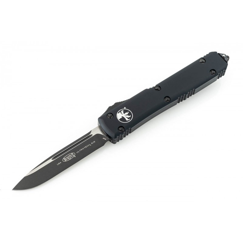Nóz Microtech 121-1DLCT Ultratech S/E - Black Handle - Black Blade