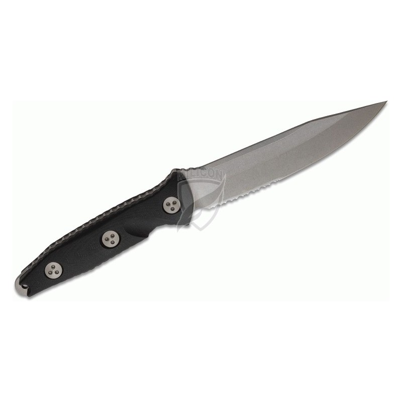 Nóż Microtech 113-11 Socom Alpha Fixed Blade Knife 5.45" Stonewashed Clip Point Combo