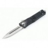 Nóż Microtech 142-12 Combat Troodon D/E - Black Handle - Stonewash Blade - Full Serrations