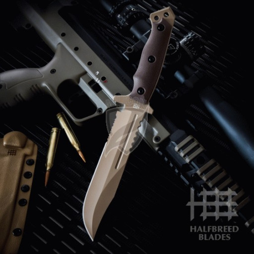 Nóż HALFBREED BLADES LIK01 Large  Infantry Knife - Dark Earth