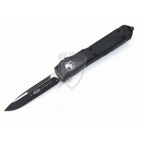Nóż Microtech 121-1T Ultratech S/E - Black Handle - Contoured - Black Blade
