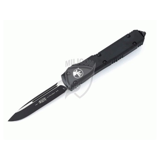 Nóż Microtech 121-1T Ultratech S/E - Black Handle - Contoured - Black Blade