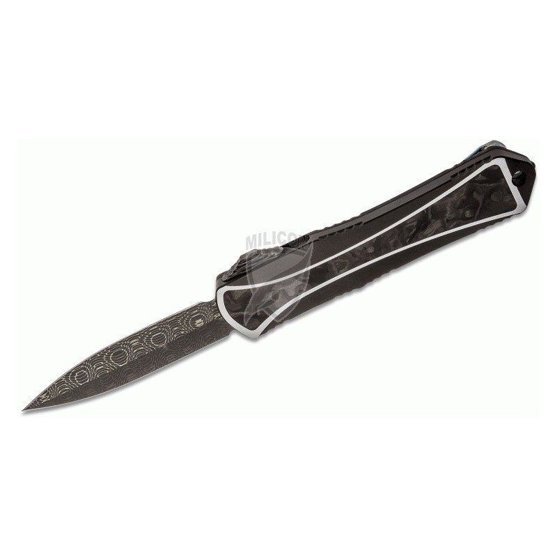 Nóż HERETIC Manticore S Custom SS/CF Damascus DE