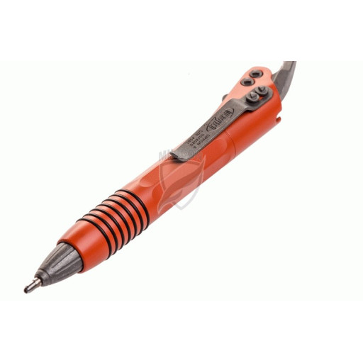 Długopis taktyczny MICROTECH Siphon II SS Orange Apoc 401-SS-HOAP