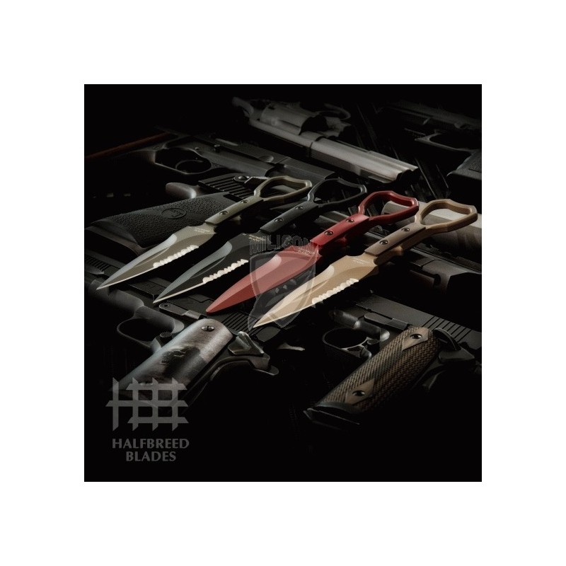 Nóż  HALFBREED CCK01 Compact Clearance Knife - Black + Trainer