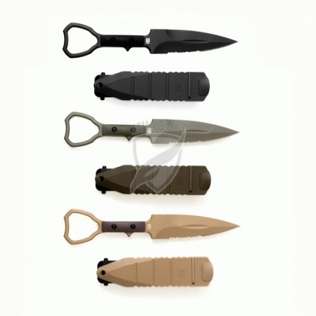 Nóż  HALFBREED CCK01 Compact Clearance Knife - Black + Trainer