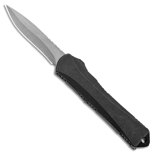 Nóż Heretic Knives Manticore S Recurve Battleworn Black Handle Battleworn Blade H025-5A-BATTLE