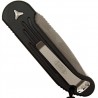 Nóż Microtech 135-11AP LUDT AUTO 3.375" Apocalyptic Combo Blade, Black Aluminum Handles