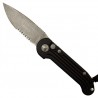 Nóż Microtech 135-11AP LUDT AUTO 3.375" Apocalyptic Combo Blade, Black Aluminum Handles