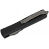Nóz Microtech 123-10 Ultratech AUTO OTF Knife 3.46" Stonewashed Tanto Plain Blade, Gray Black Handles - dostawa MARZEC 2021