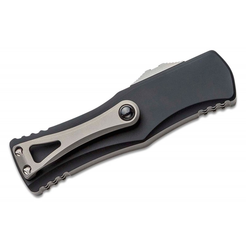 Nóż Microtech 702-12 Hera OTF AUTO Knife 3.125" Stonewashed Plain/Serrated Double Edge LST