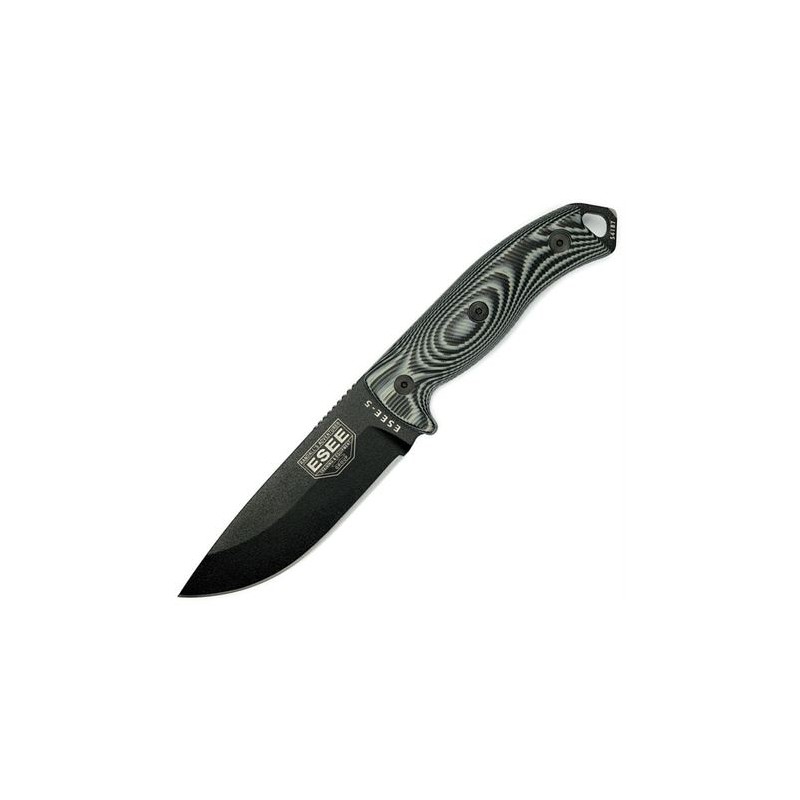 Nóż ESEE 5 3D Fixed Blade Black