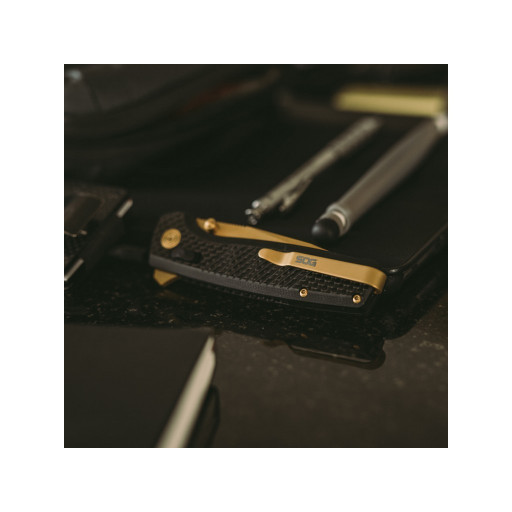 Nóż SOG Terminus XR LTE Carbon Gold