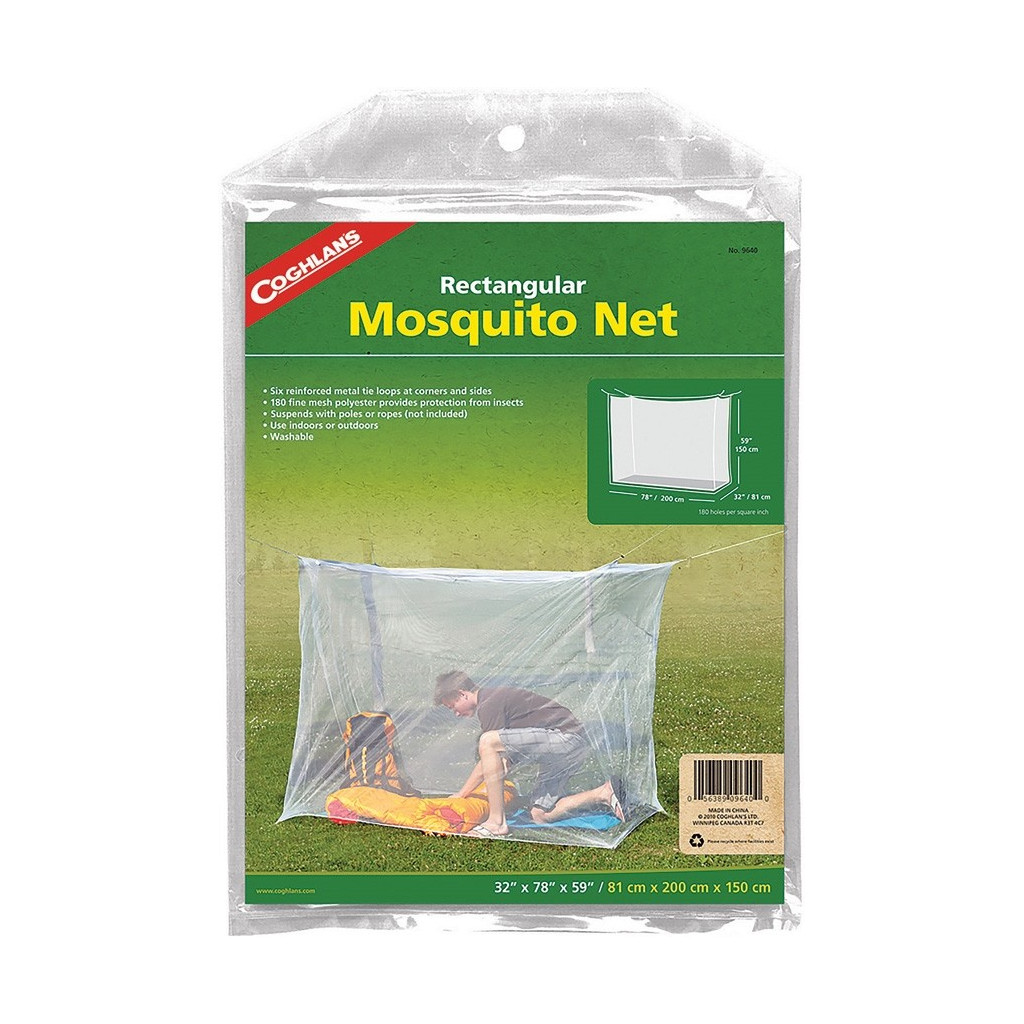 Moskitiera Rectangular Mosquito Net White Coghlan's
