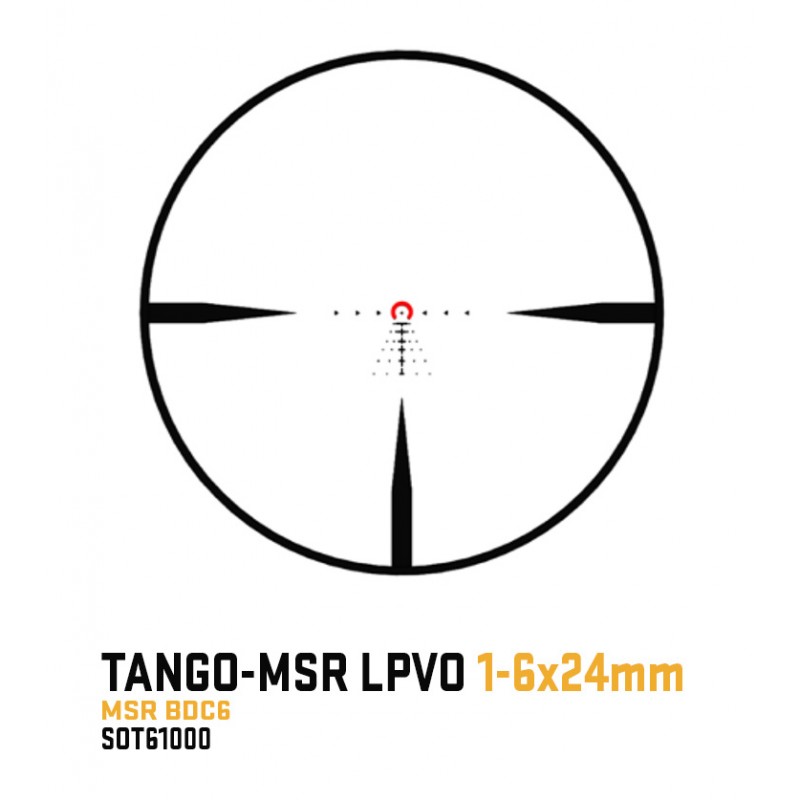Luneta celownicza Sig Sauer TANGO MSR 1-6x24 BDC6 Black