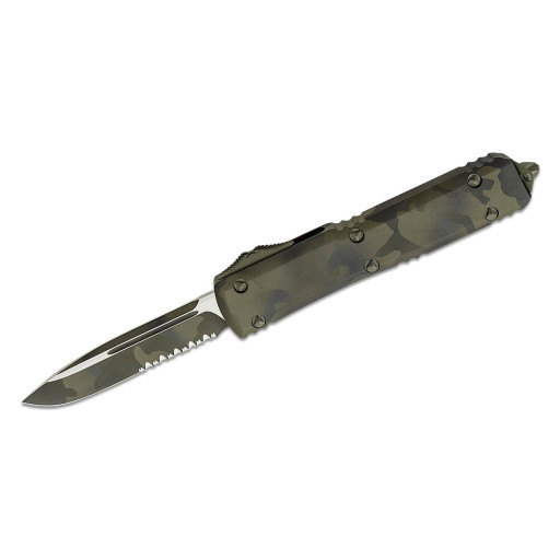 Nóż Microtech 121-2OCS Signature Series Ultratech Tactical AUTO OTF Knife 3.46" OD Green Camo