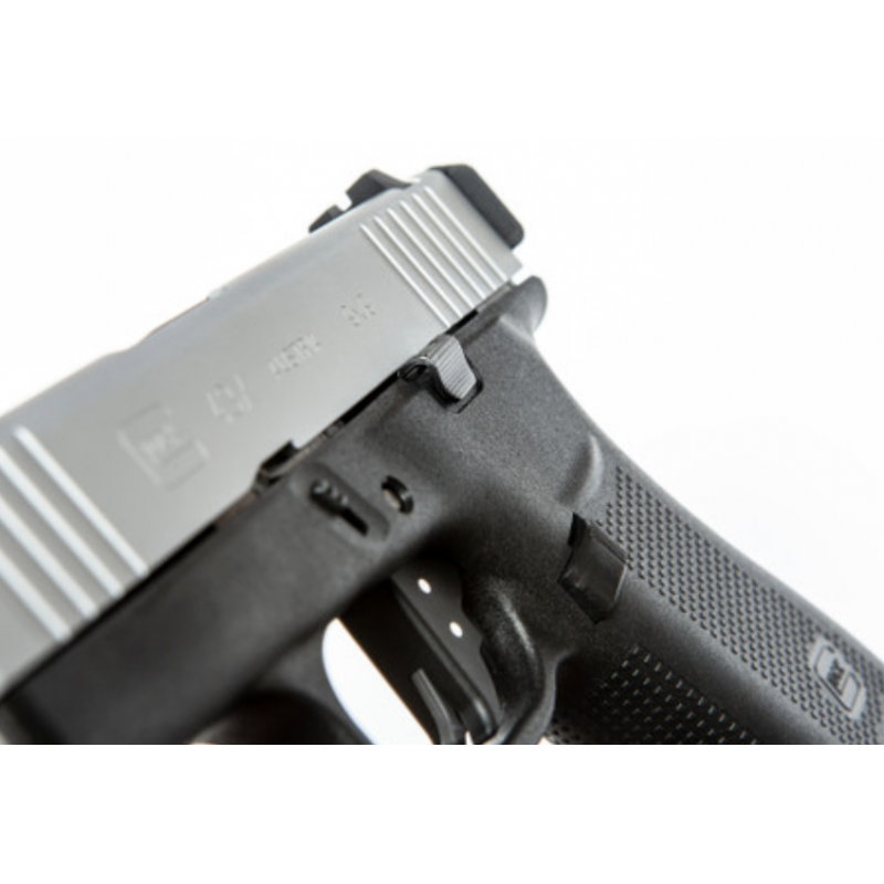 Spust Wilson Combat Glock® Flat Performance Trigger Assembly for Gen 5, Black Trigger, Blue Safety