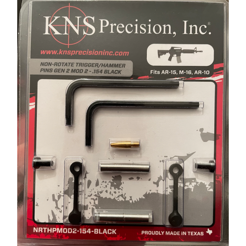 System pinów KNS Anti-Rotational Pins-Black MOD 2 154.Gen 2