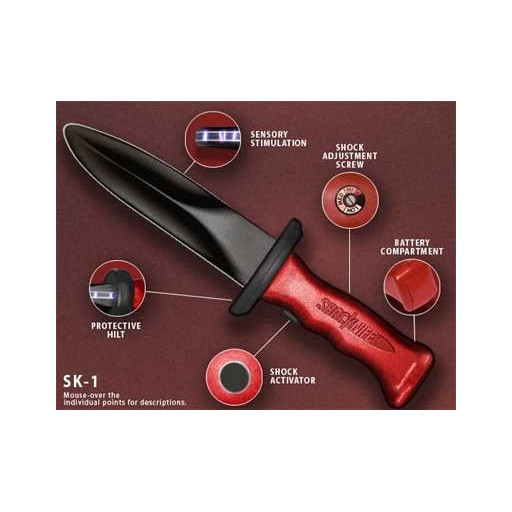 Elektryczny nóż treningowy SHOCKNIFE ACADEMY PACKAGE (10 noży)
