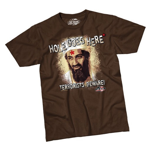 Koszulka 7.62 Osama bin Laden "Hole goes here"